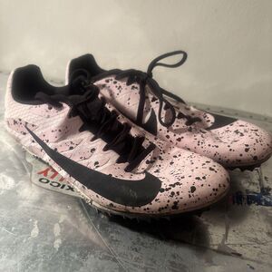 Pink/black Spotted Nike Women’s Track Shoes Size 7